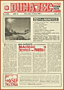 Dunajec : tygodnik PZPR. 1983, R.4, nr 06(118)