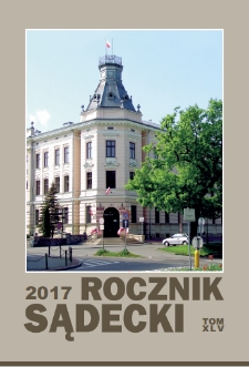 Rocznik Sądecki. 2017 r., T. 45