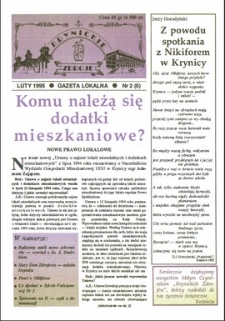 Krynickie Zdroje : gazeta lokalna. 1995, nr 02(06)