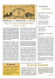 Krynickie Zdroje : gazeta lokalna. 1998, nr 11(45)