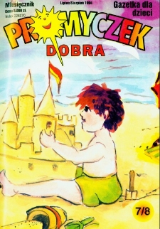 Promyczek Dobra : gazetka dla dzieci. 1994, nr 07-08(30)