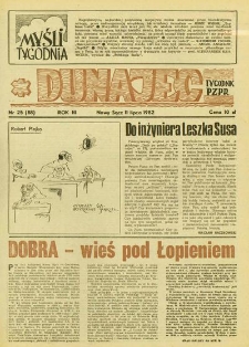 Dunajec : tygodnik PZPR. 1982, R.3, nr 25(91)