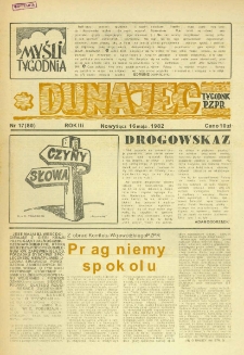 Dunajec : tygodnik PZPR. 1982, R.3, nr 17(80)