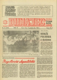 Dunajec : tygodnik PZPR. 1982, R.3, nr 37(100)
