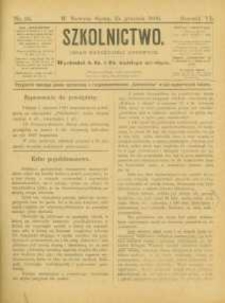 Szkolnictwo : organ nauczycieli ludowych. 1896, R.6, nr 35