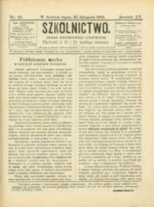 Szkolnictwo : organ nauczycieli ludowych. 1905, R.15, nr 33