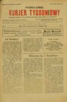 Podhalański Kurjer Tygodniowy : bezpartyjny tygodnik ziemi sądeckiej, grybowskiej, limanowskiej oraz uzdrojowisk. 1926, R.1, nr 03