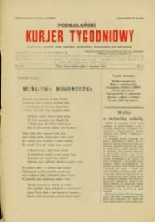 Podhalański Kurjer Tygodniowy : bezpartyjny tygodnik ziemi sądeckiej, grybowskiej, limanowskiej oraz uzdrojowisk. 1927, R.2, nr 01