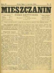 Mieszczanin : pismo krytyczne. 1903, R.4, nr 11