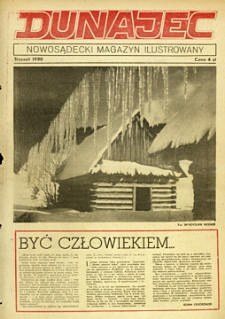 Dunajec : nowosądecki magazyn ilustrowany. 1980, styczeń