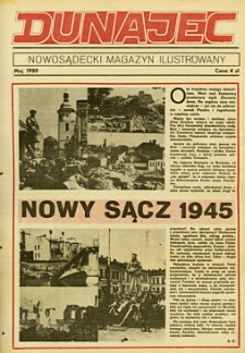 Dunajec : nowosądecki magazyn ilustrowany. 1980, maj