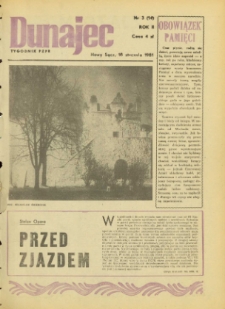 Dunajec : tygodnik PZPR. 1981, R.2, nr 03(14)