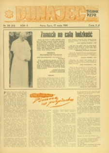 Dunajec : tygodnik PZPR. 1981, R.2, nr 20(31)