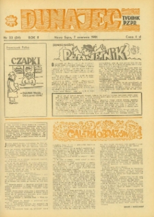 Dunajec : tygodnik PZPR. 1981, R.2, nr 23(34)
