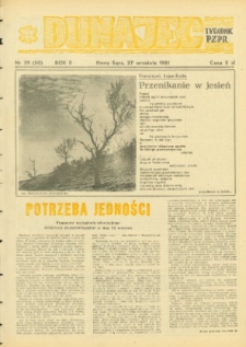 Dunajec : tygodnik PZPR. 1981, R.2, nr 39(50)