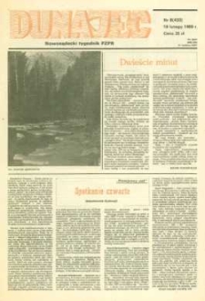 Dunajec : nowosądecki tygodnik PZPR. 1989, nr 08(433)