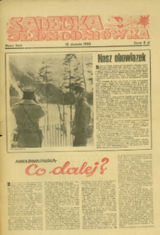Sądecka Jednodniówka. 1982