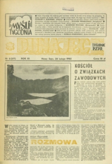 Dunajec : tygodnik PZPR. 1982, R.3, nr 06(69)