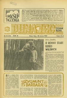 Dunajec : tygodnik PZPR. 1982, R.3, nr 10(73)