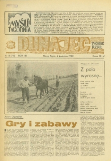 Dunajec : tygodnik PZPR. 1982, R.3, nr 11(74)
