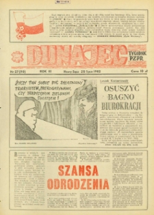 Dunajec : tygodnik PZPR. 1982, R.3, nr 27(90)