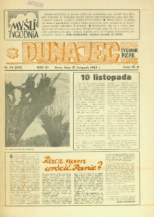 Dunajec : tygodnik PZPR. 1982, R.3, nr 44(107)