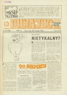 Dunajec : tygodnik PZPR. 1982, R.3, nr 45(108)