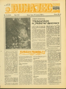 Dunajec : tygodnik PZPR. 1987, R.8, nr 11(332)