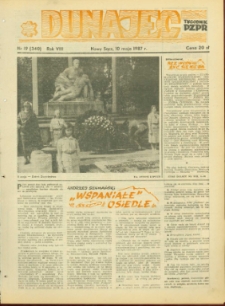 Dunajec : tygodnik PZPR. 1987, R.8, nr 19(340)