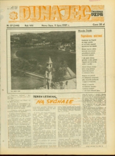 Dunajec : tygodnik PZPR. 1987, R.8, nr 27(348)