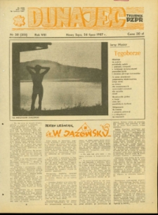 Dunajec : tygodnik PZPR. 1987, R.8, nr 30(351)