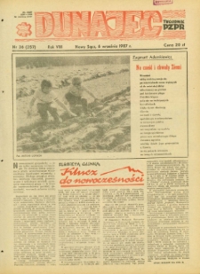 Dunajec : tygodnik PZPR. 1987, R.8, nr 36(357)