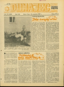 Dunajec : tygodnik PZPR. 1987, R.8, nr 37(358)