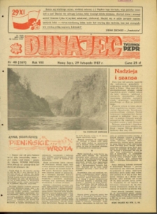 Dunajec : tygodnik PZPR. 1987, R.8, nr 48(369)
