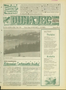 Dunajec : tygodnik PZPR. 1987/1988, R.8, nr 52-01(373-374)