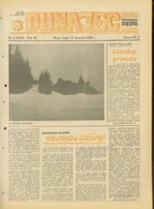 Dunajec : tygodnik PZPR. 1988, R.9, nr 03(376)