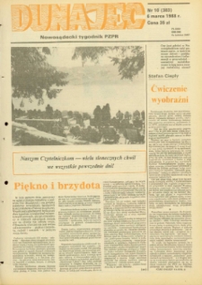 Dunajec : nowosądecki tygodnik PZPR. 1988, nr 10(383)