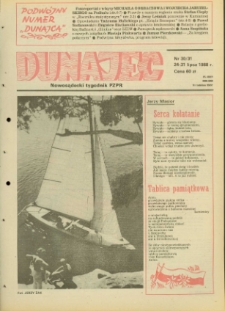 Dunajec : nowosądecki tygodnik PZPR. 1988, nr 30-31