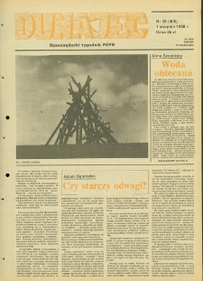 Dunajec : nowosądecki tygodnik PZPR. 1988, nr 32(405)
