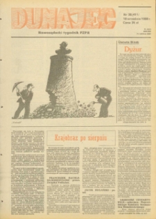 Dunajec : nowosądecki tygodnik PZPR. 1988, nr 38(411)
