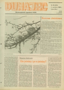 Dunajec : nowosądecki tygodnik PZPR. 1988, nr 50(423)