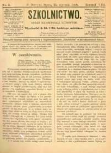 Szkolnictwo : organ nauczycieli ludowych. 1898, R.8, nr 03